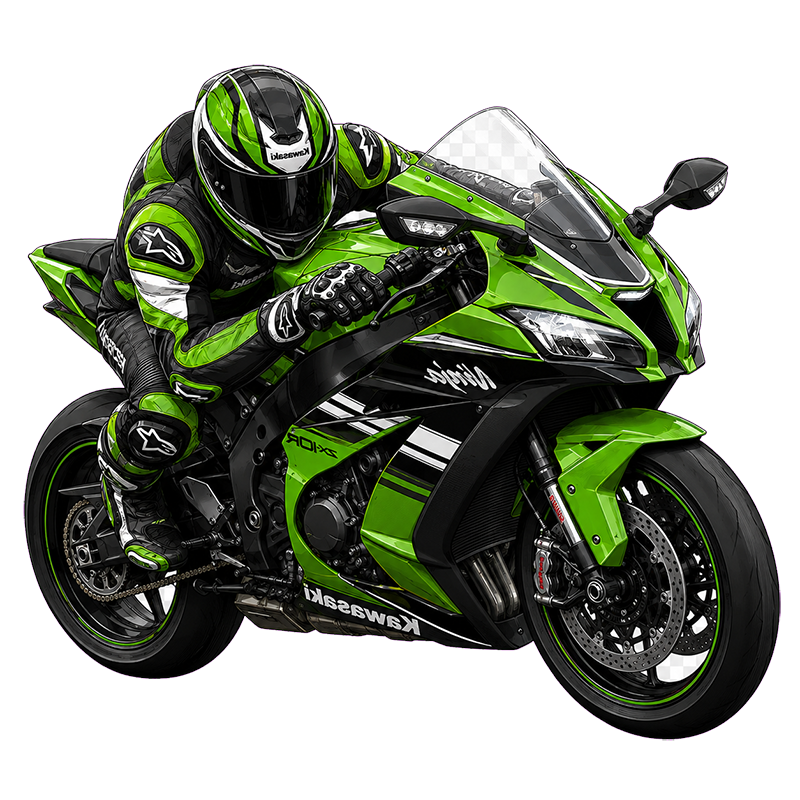 Moto sport zielony 4